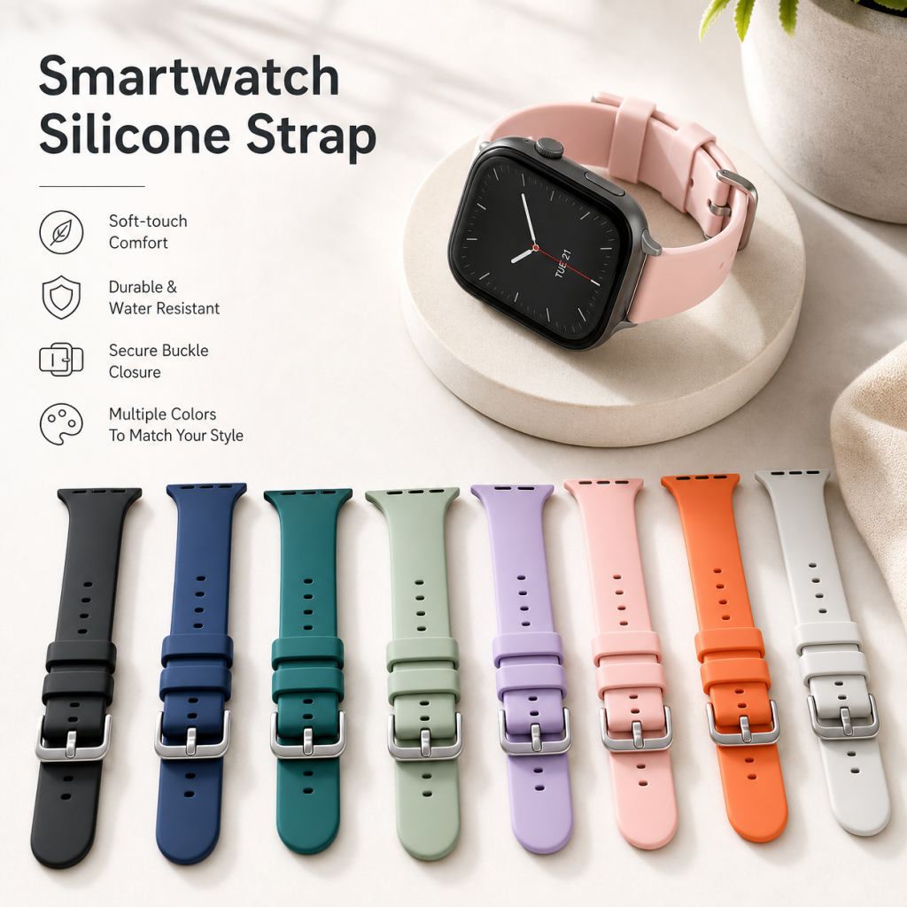 Smartwatch Silicone Strap